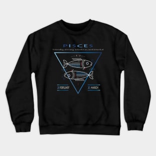 Pisces Zodiac sign- astronomical sign - Horoscope Crewneck Sweatshirt